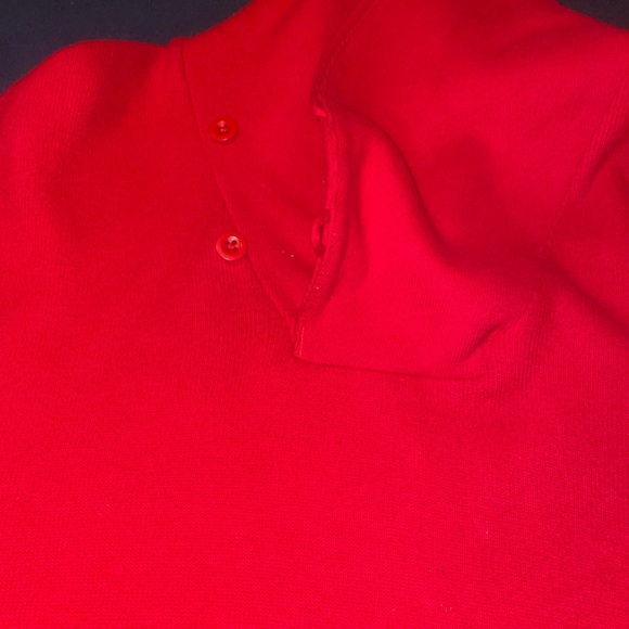 Ralph Lauren Men's Bright Red Polo Shirt - Picture 4 of 4